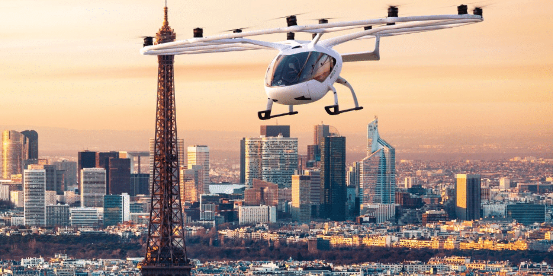 taxis volants taxi volant eVOLT JO Paris 2024 Jeux Olympiques Paris 2024