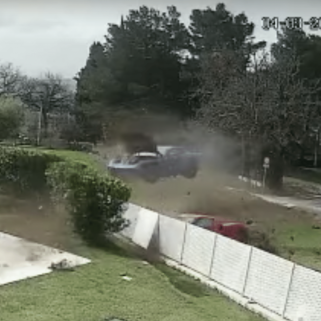 accident Ferrari Italie vidéo