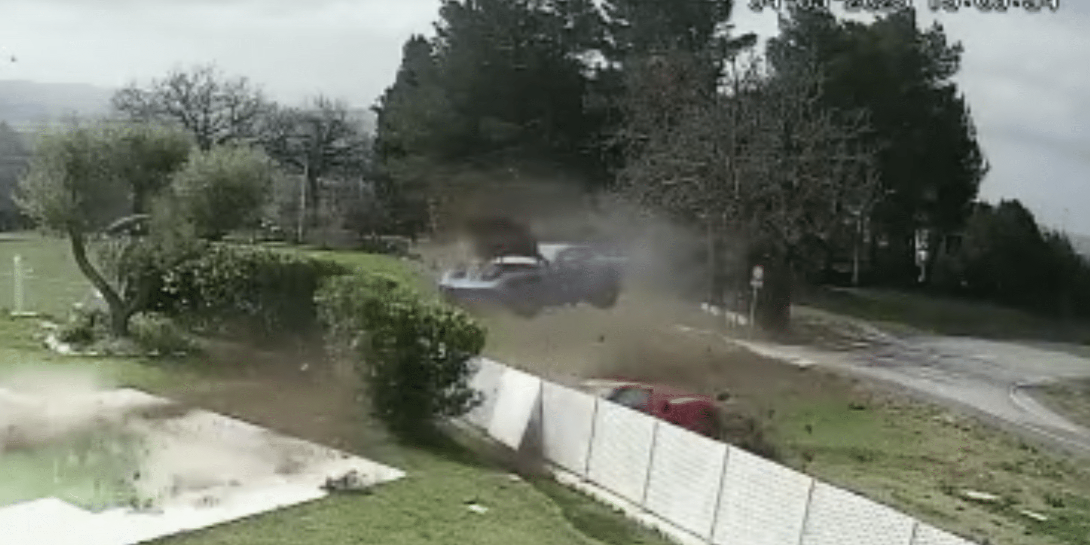 accident Ferrari Italie vidéo