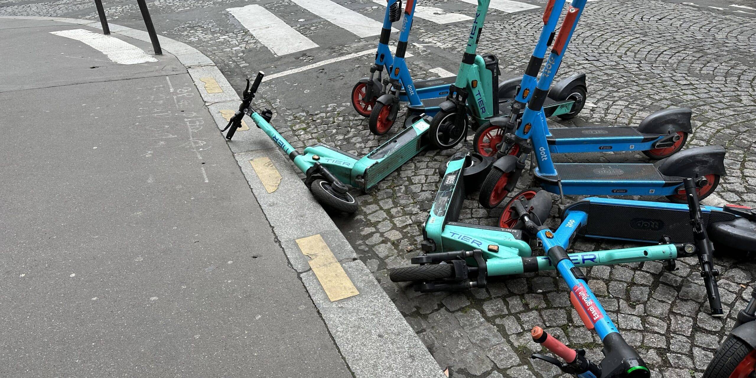 trottinette électrique trottinettes électriques en libre-service Paris