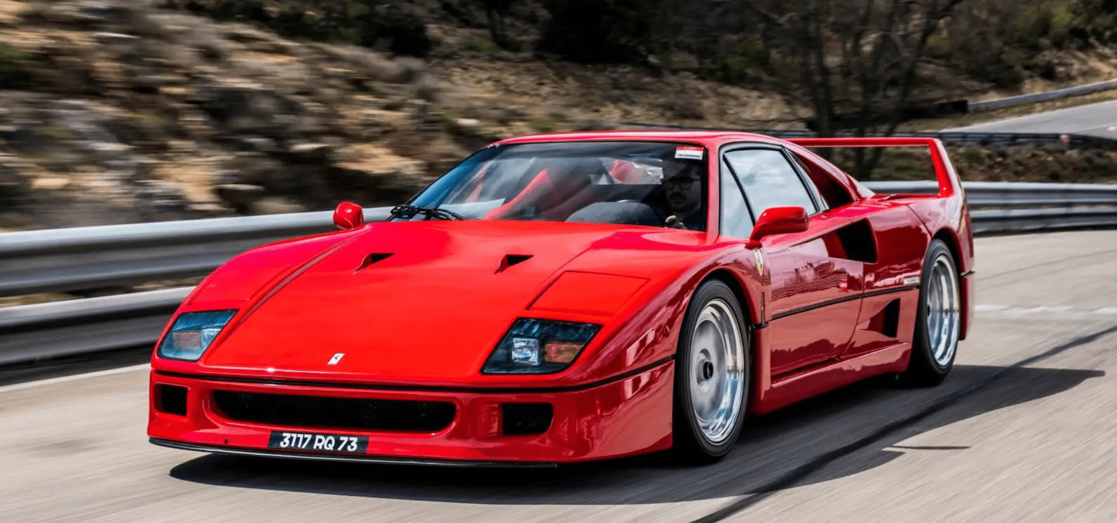 Une ex-Ferrari F40 d'Alain Prost mise en vente aux enchères