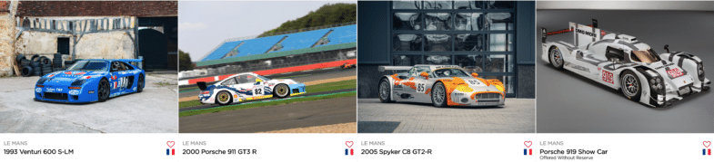 24 Heures du Mans 2023 vente aux enchères RM Sotheby's