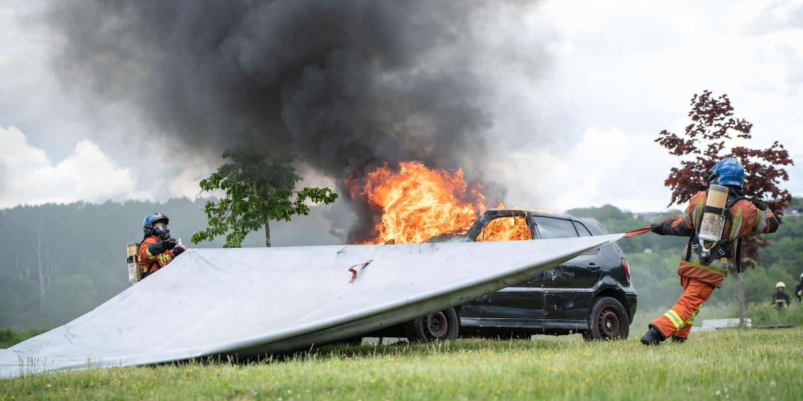 incendie voiture électrique SDIS 86
