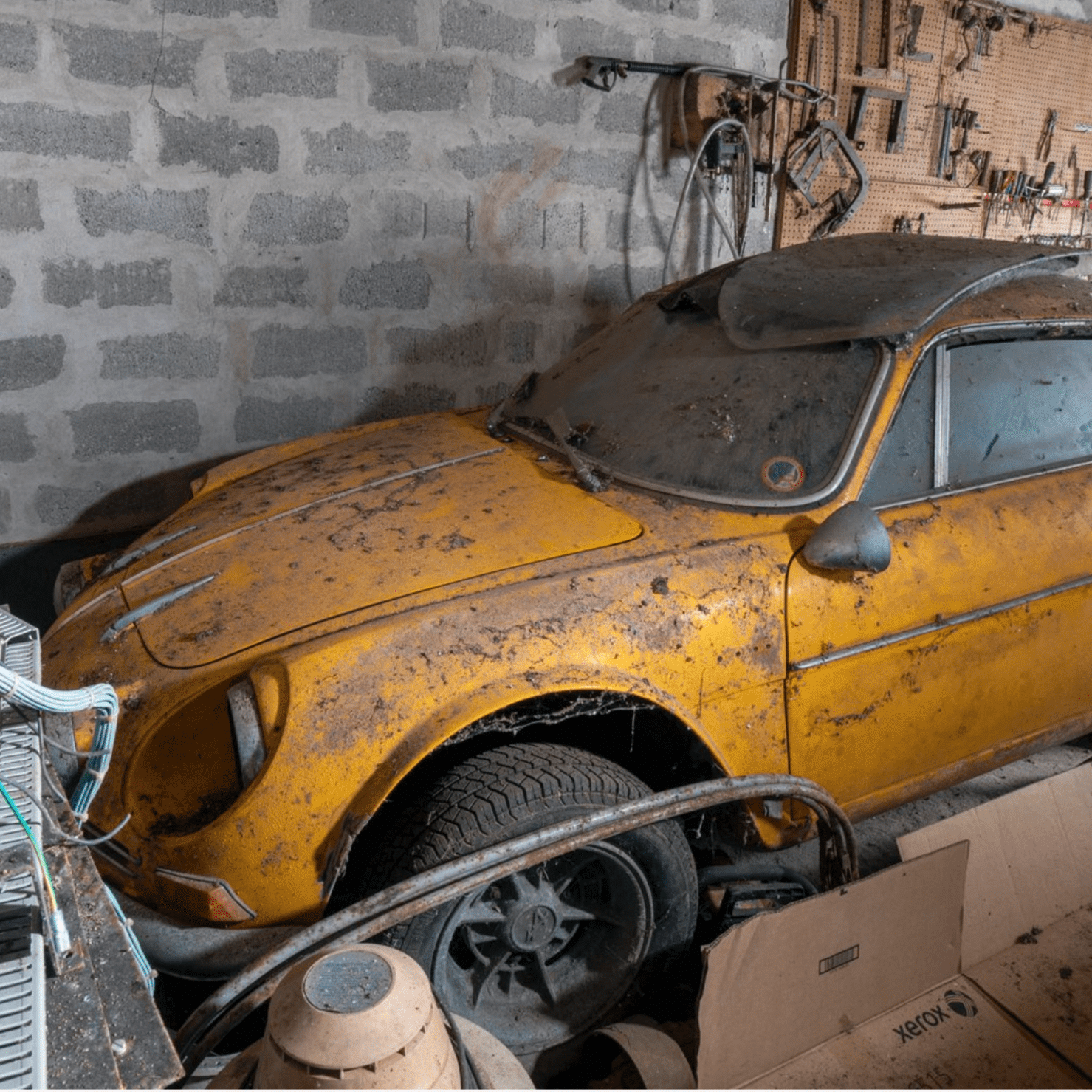 urbex sortie de grange Alpine A110