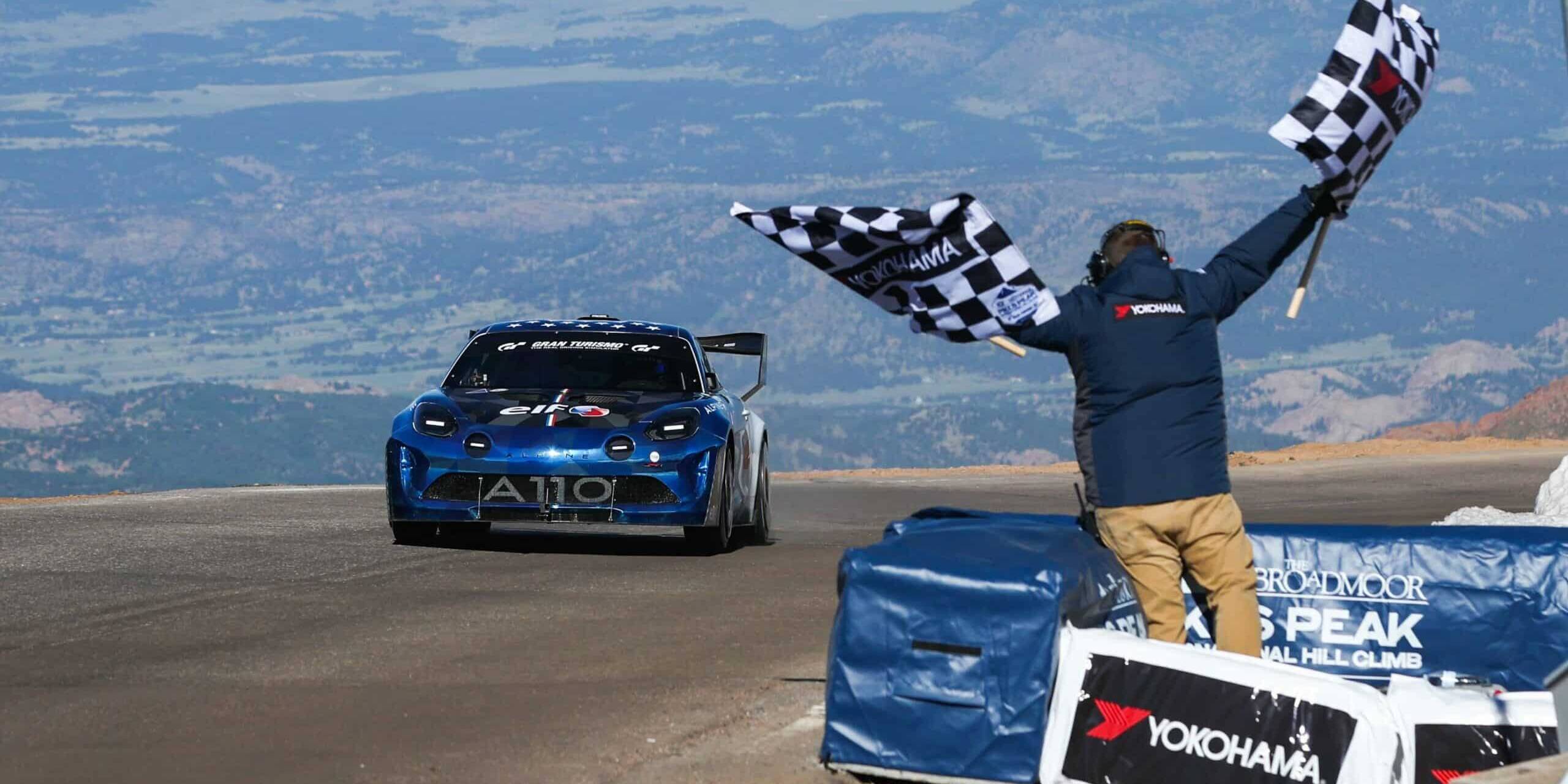 Raphaël Astier Pikes Peak Alpine A110