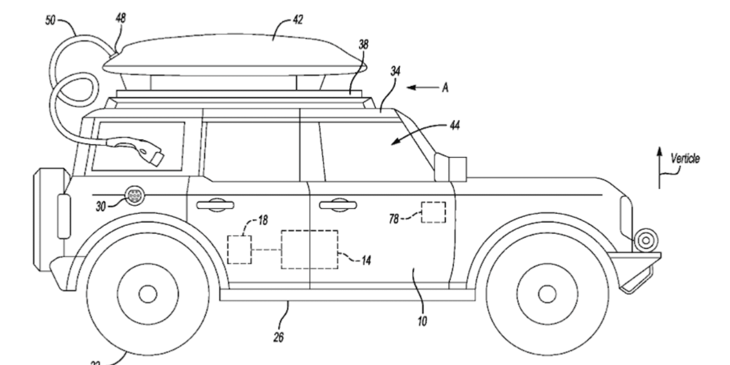 voiture électrique batterie de toit Ford