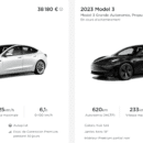 voiture électrique Tesla Mode 3 soldes d'été