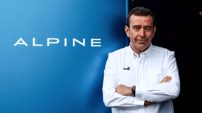 Alpine Philippe Krief Bruno Famin Laurent Rossi Alpine F1 Team