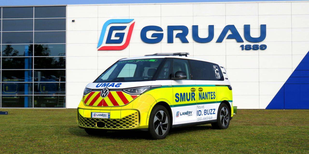 Volkswagen ID. Buzz véhicule électrique d'urgence SMUR
