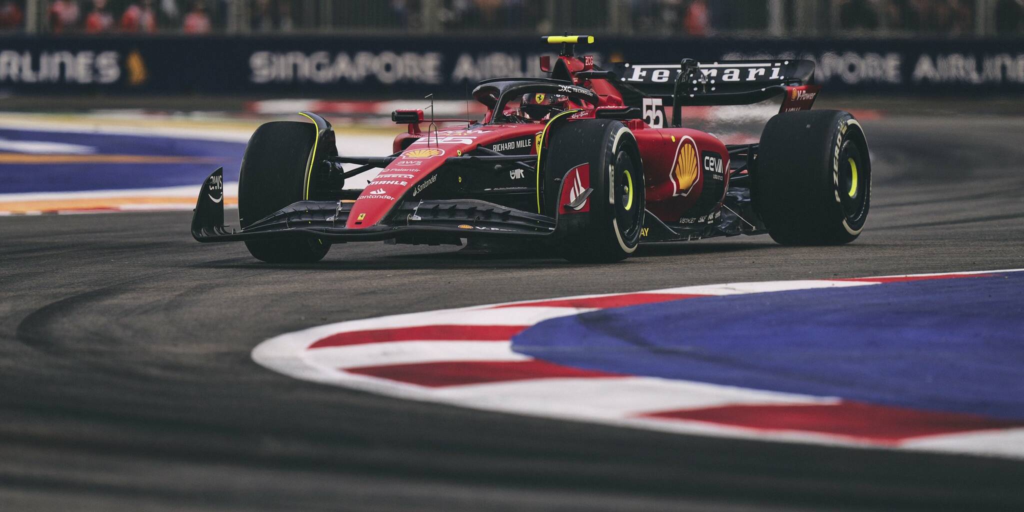 Carlos Sainz GP de Singapour 2023 winner