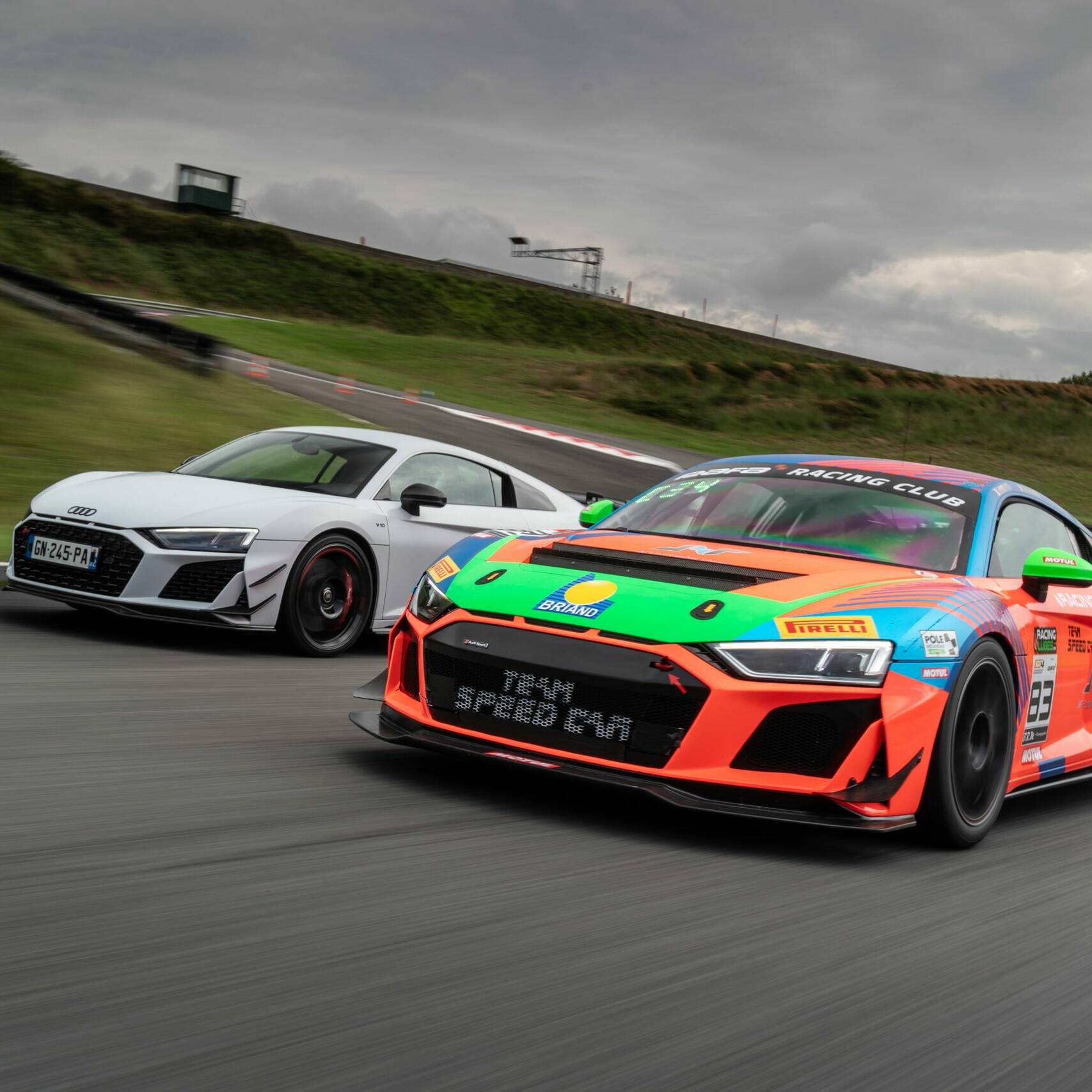 40 ans Audi Sport Circuit Pau-Arnos Audi R8
