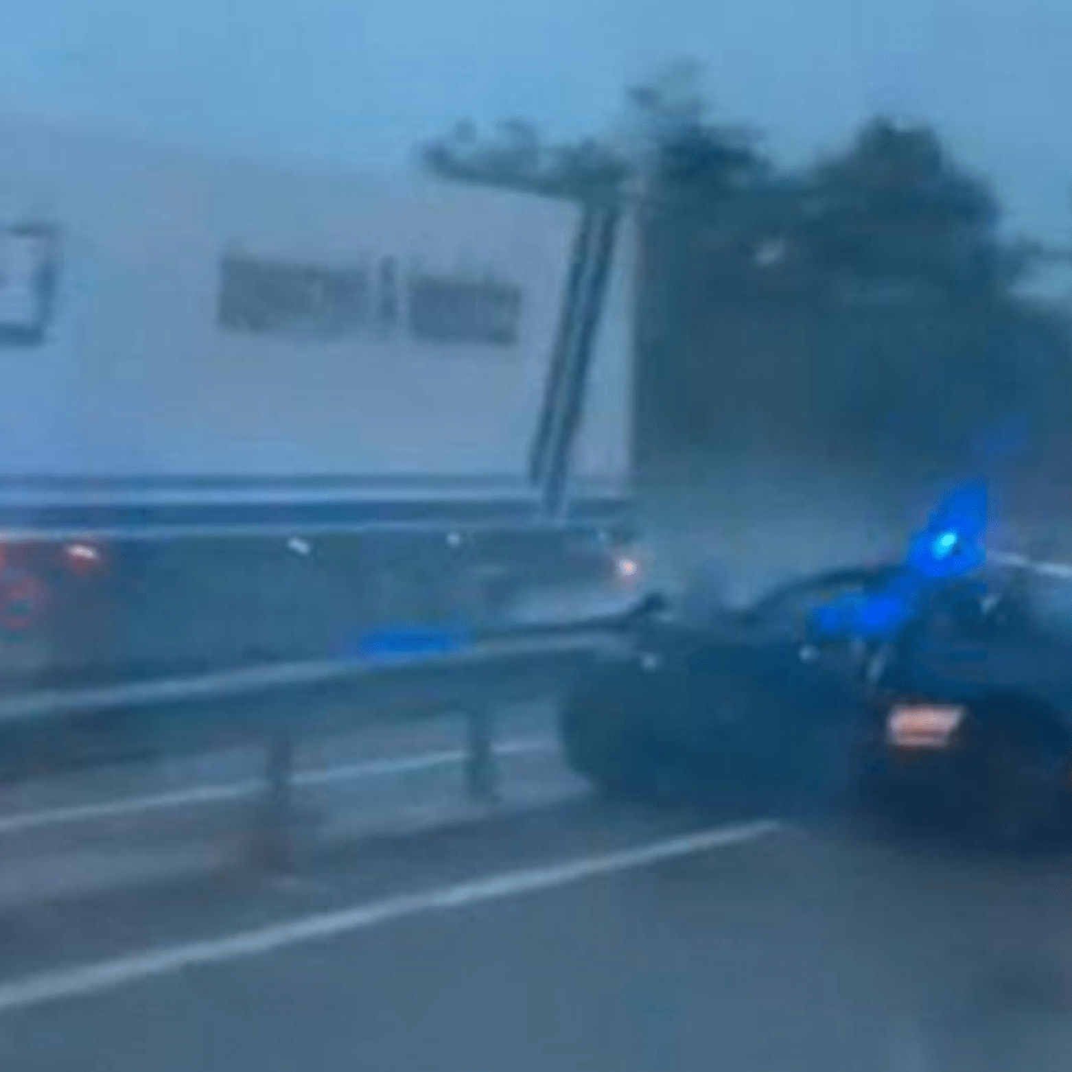 Alpine A110 Gendarmerie nationale accident