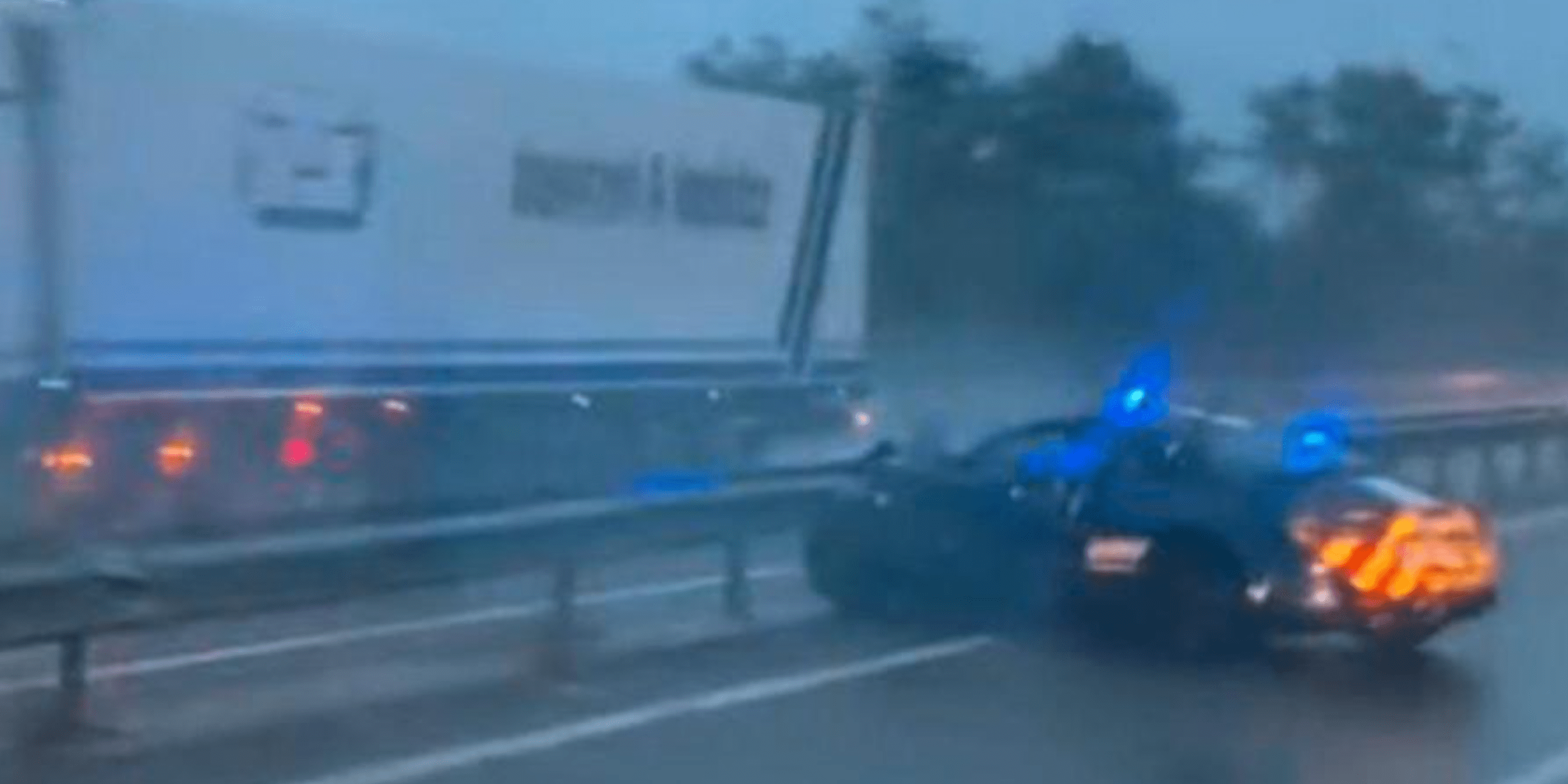 Alpine A110 Gendarmerie nationale accident