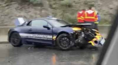 Accident Alpine A110 Gendarmerie nationale VRI