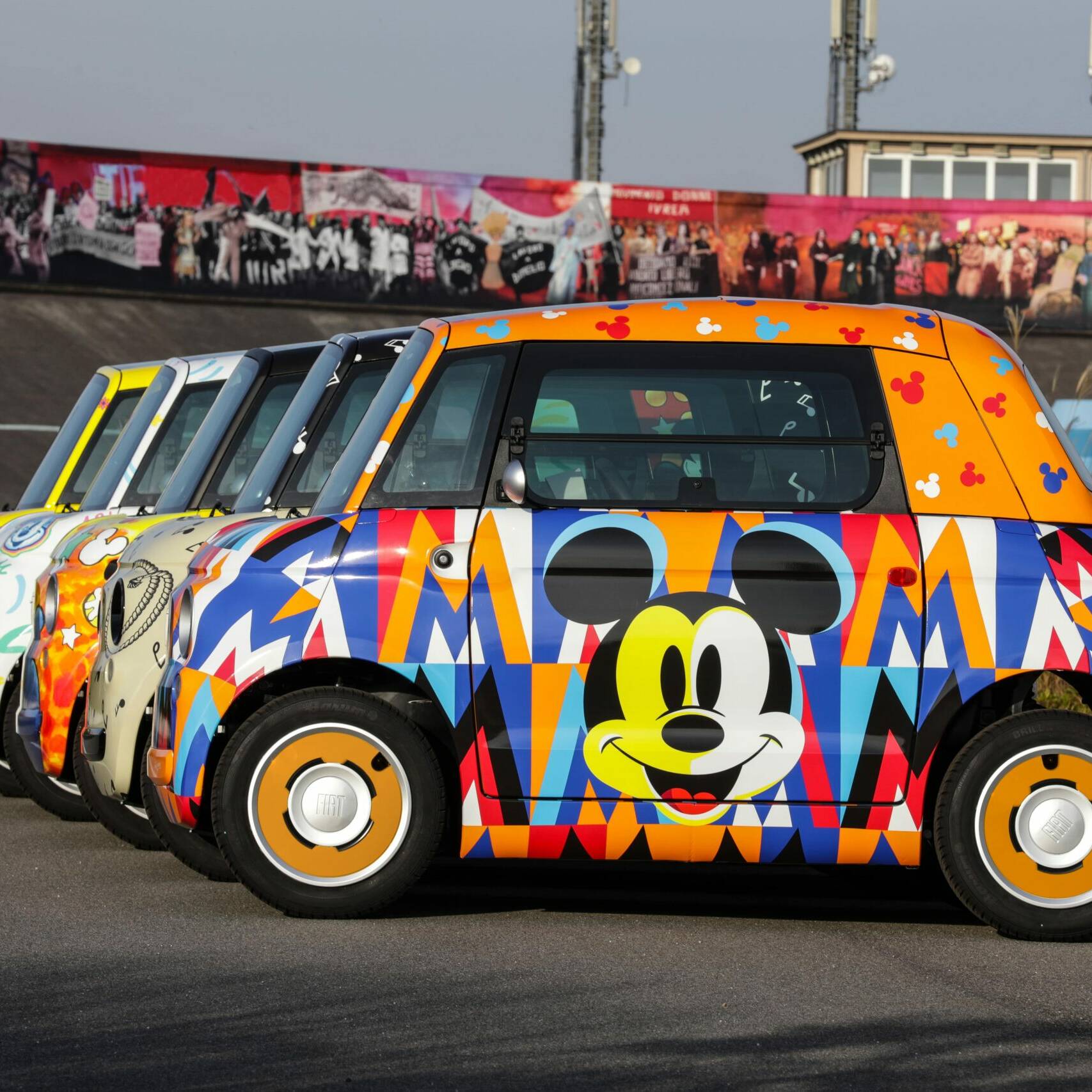 Fiat Topolino Disney Mickey voiture électrique