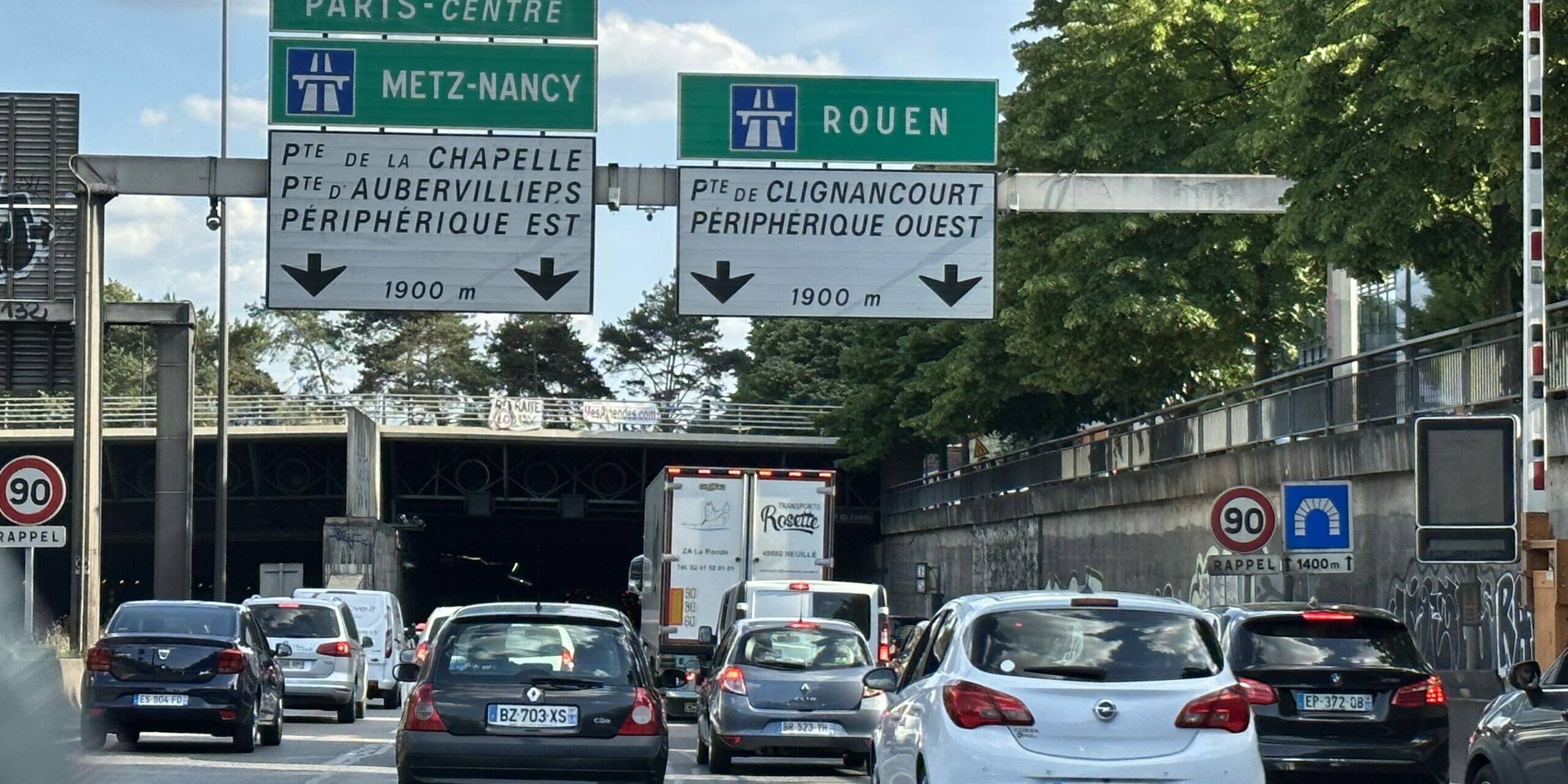 Paris périphérique 50 km/h JO Paris 2024 boulevard périphérique