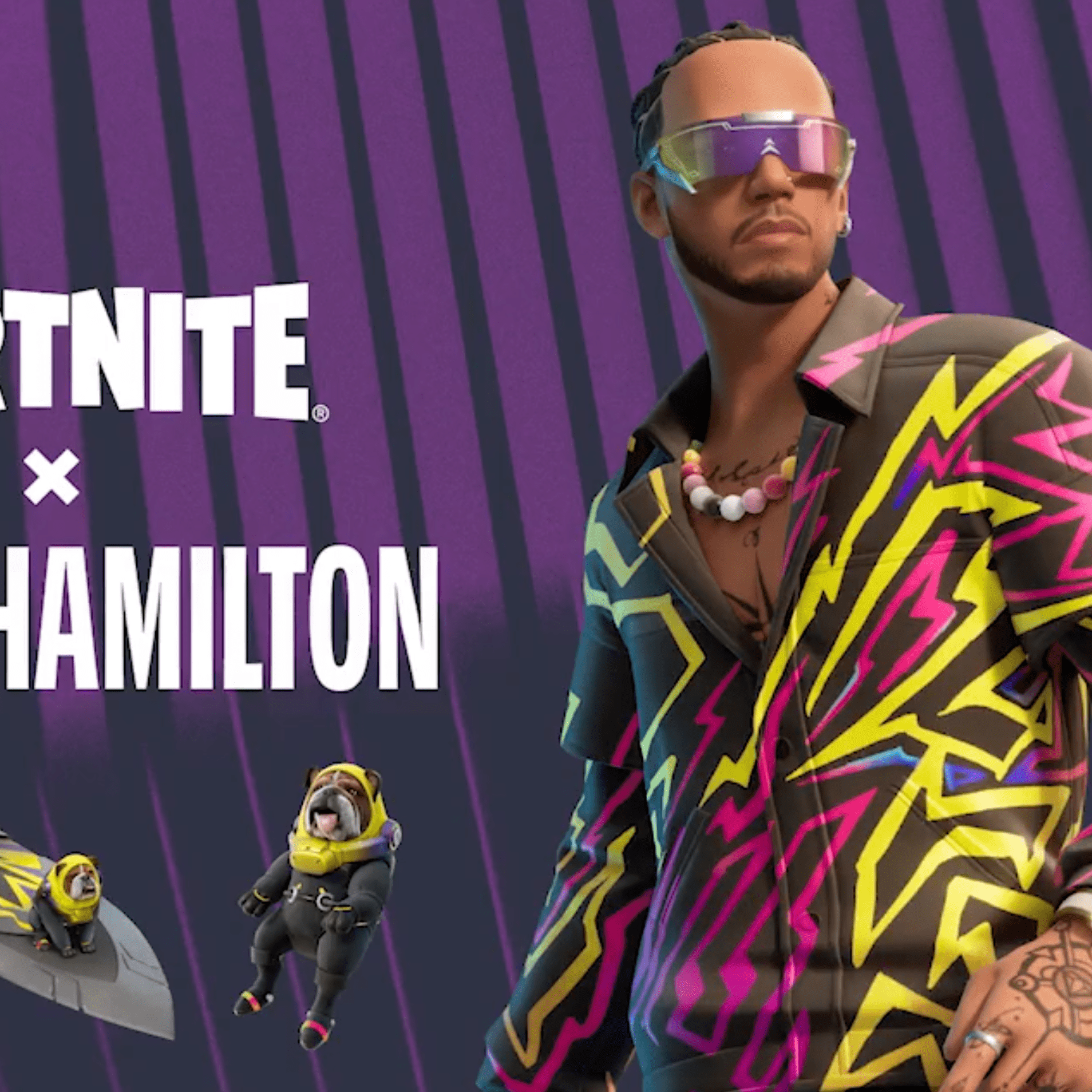 Lewis Hamilton Fortnite Rocket League