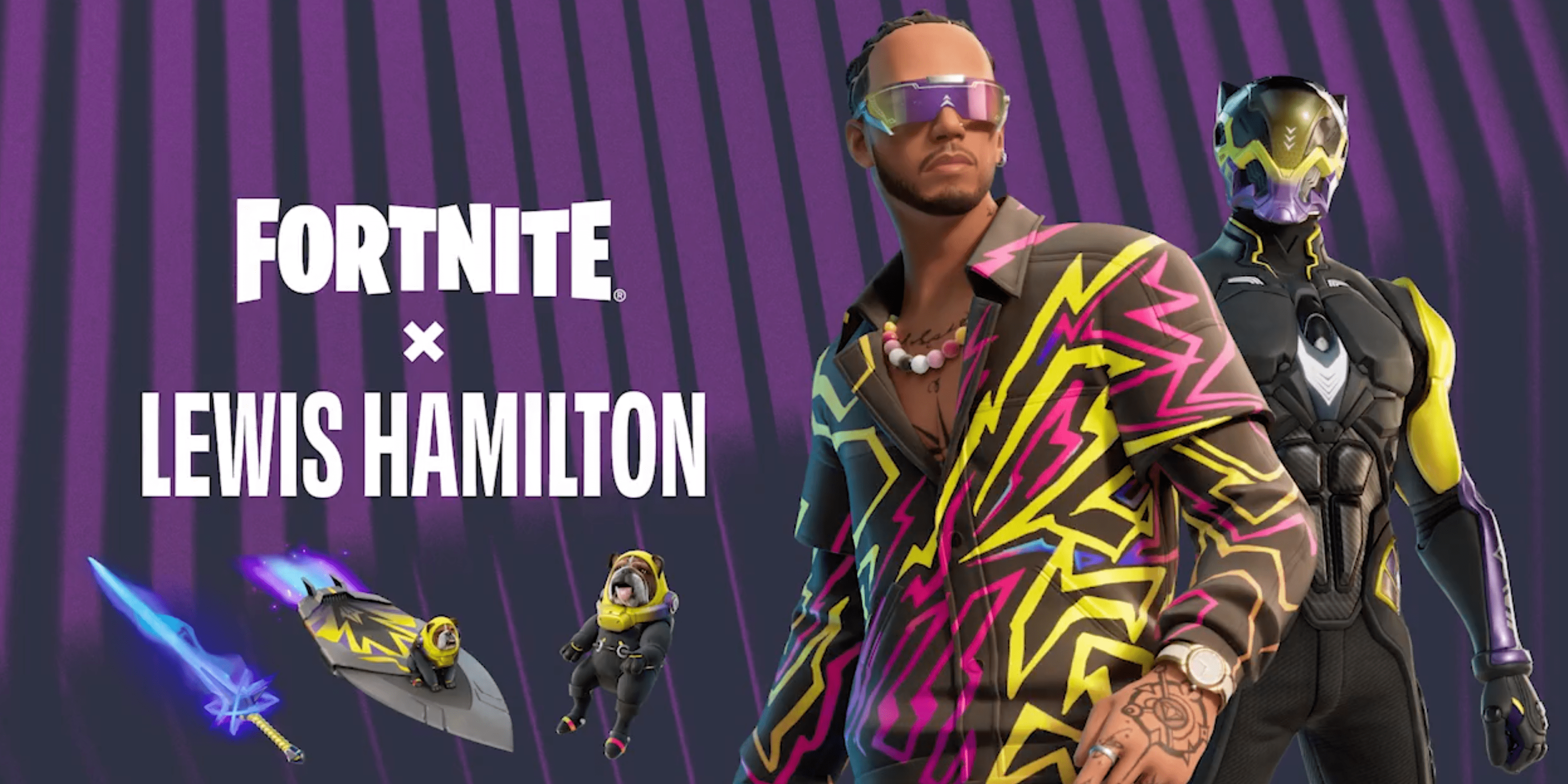 Lewis Hamilton Fortnite Rocket League