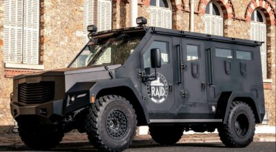 RAID véhicule blindé Gendarmerie nationale Cambli BlackWolf JO Paris 2024