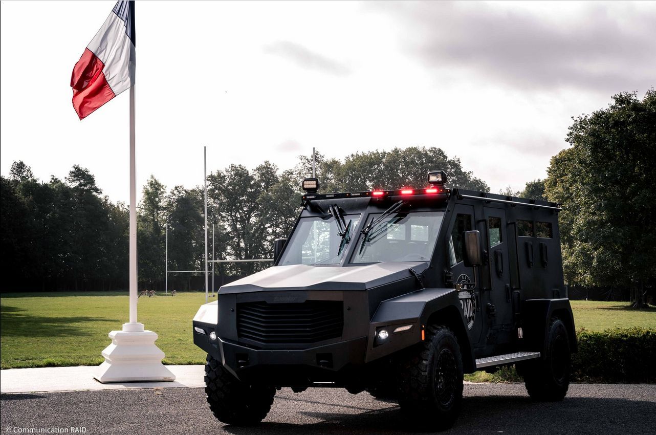 Cambli BlackWolf nouveau véhicule blindé du RAID pour les JO Paris