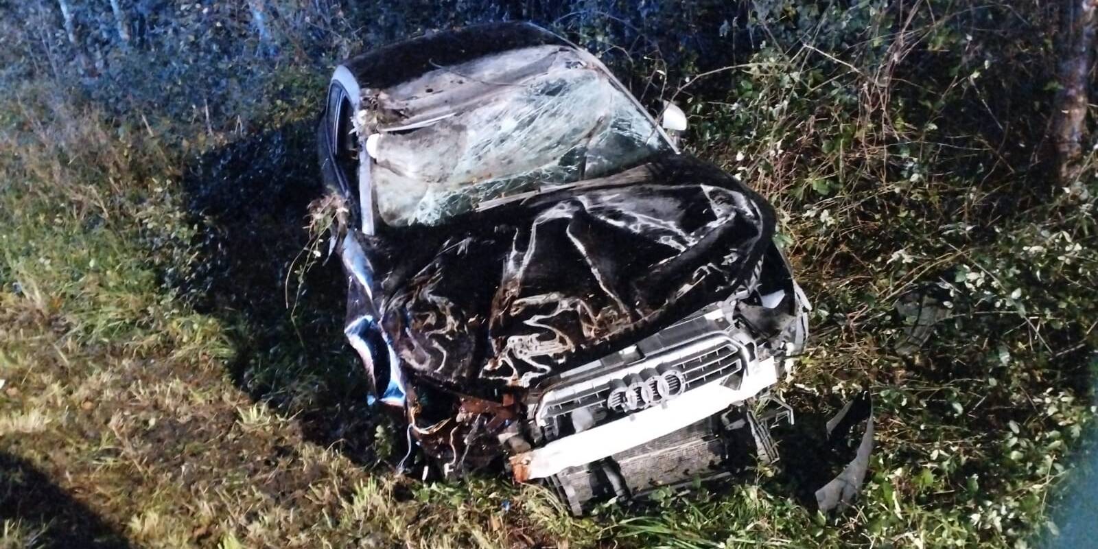Audi A1 accident A64