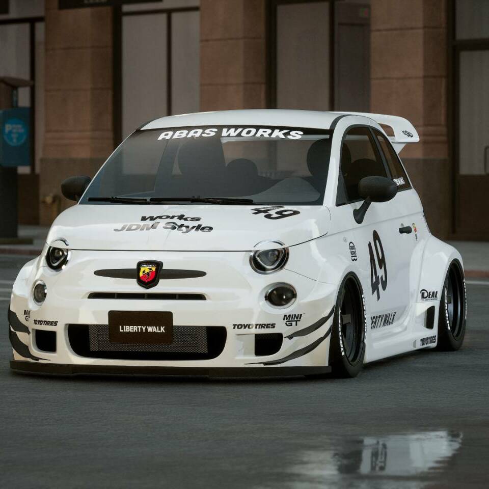 Abarth 595 Liberty Walk Fiat 500