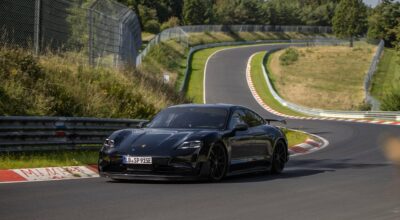 Porsche Taycan voiture électrique Nürburgring