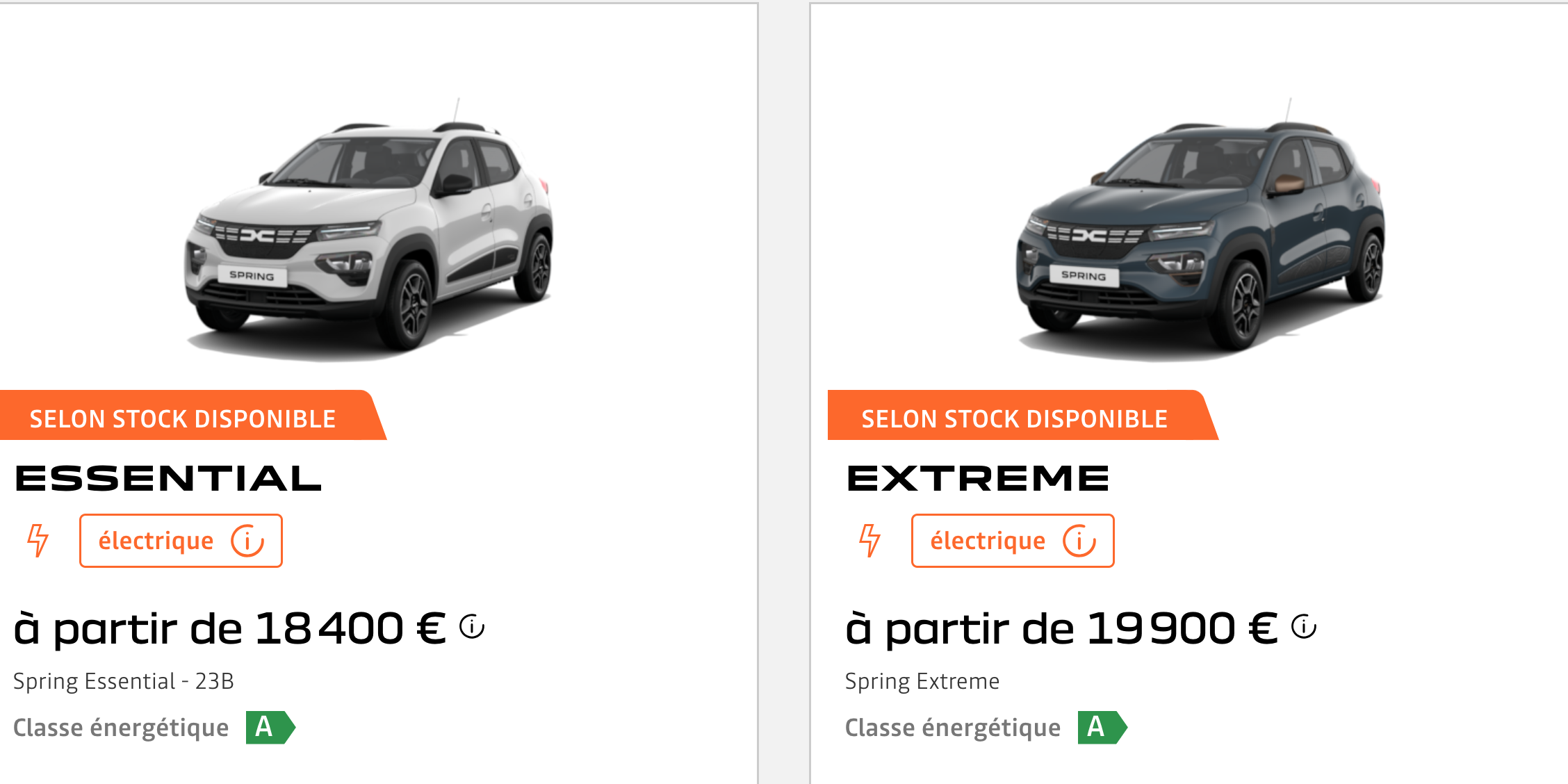 tarifs Dacia Spring bonus écologique voiture électrique