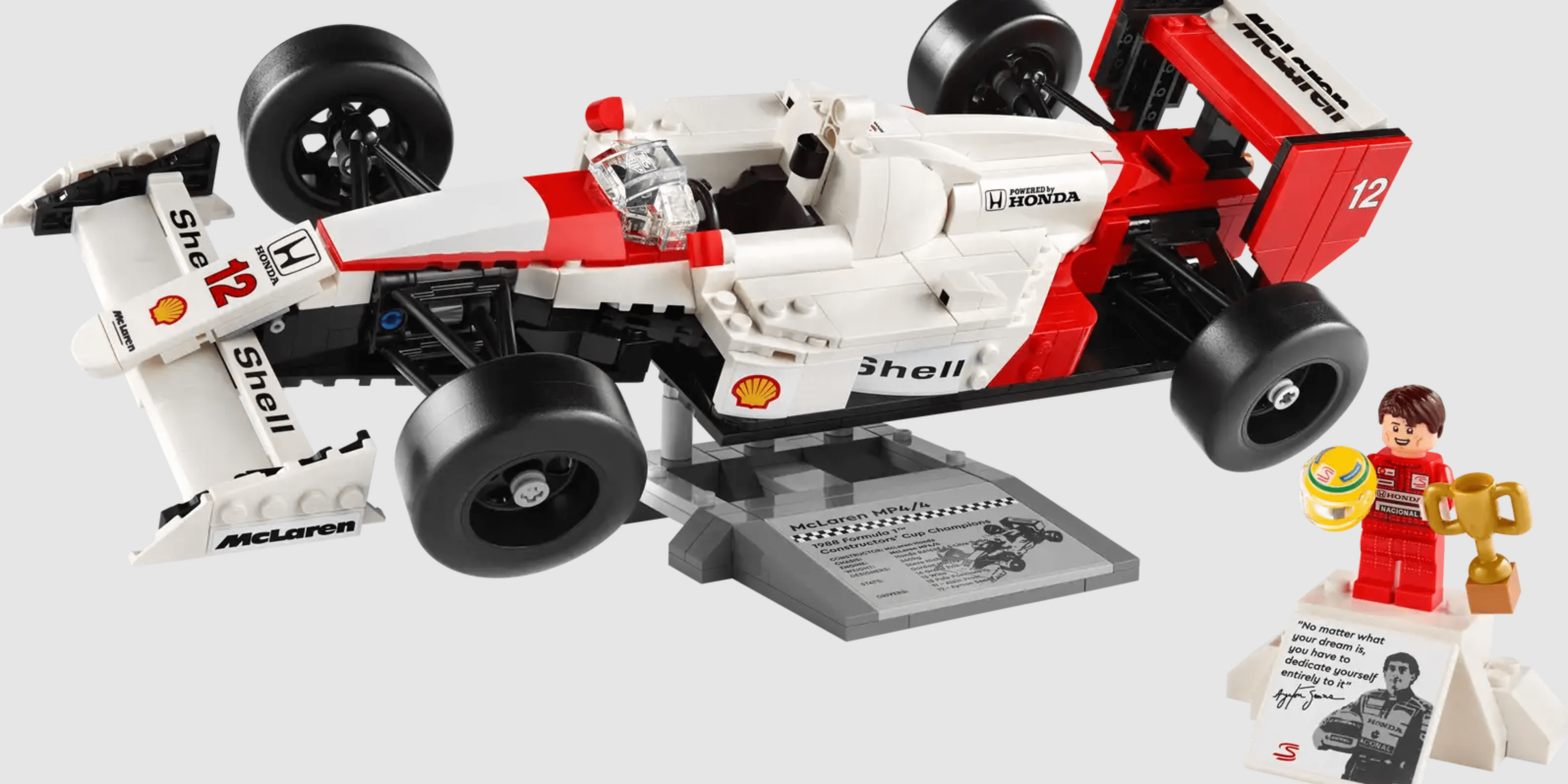 Ayrton Senna LEGO F1 McLaren MP4/4
