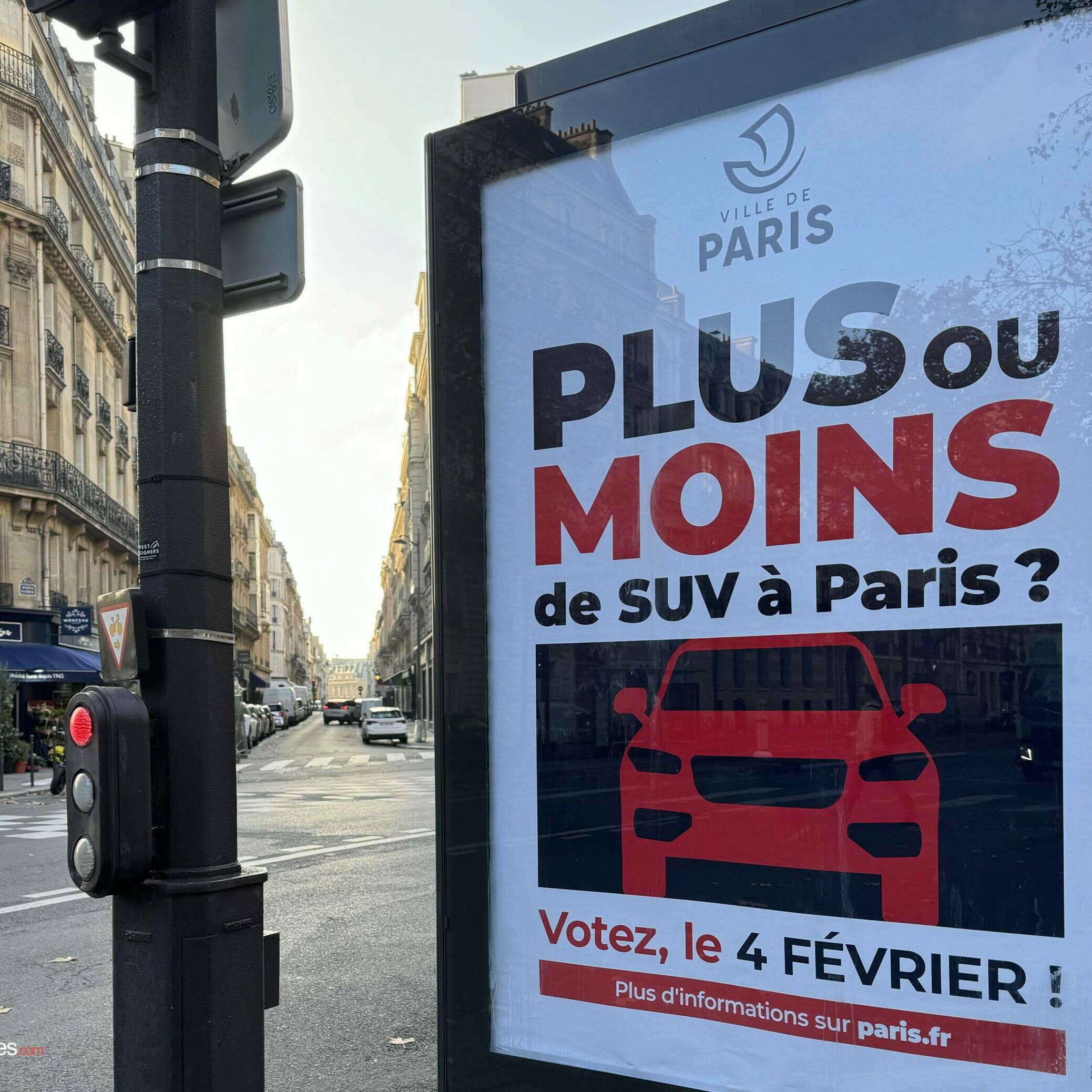 votation SUV Paris PLUS ou moins de SUV dans Paris Anne Hidalgo