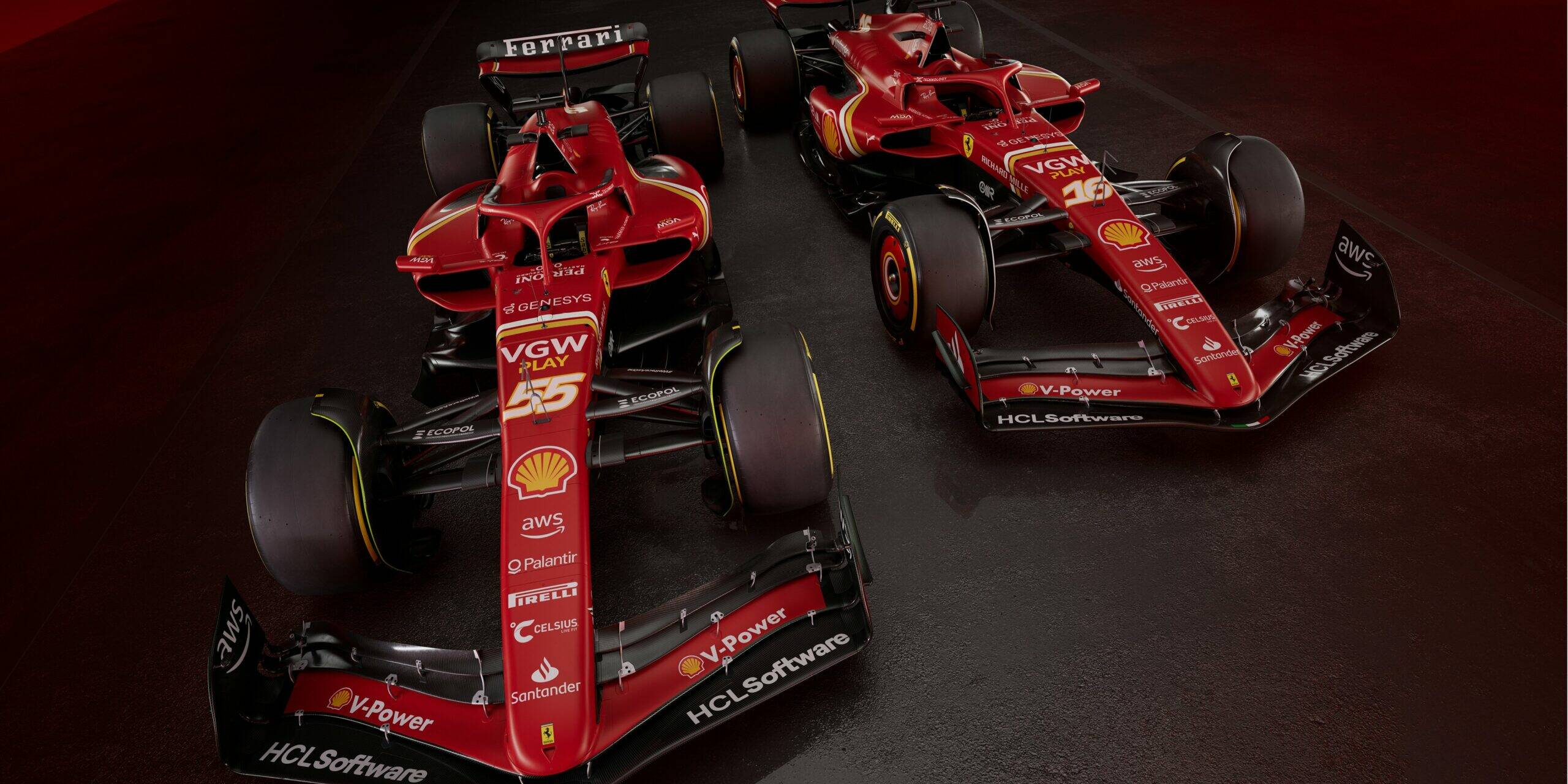 F1 2024 Scuderia Ferrari Charles Leclerc Carlos Sainz Ferrari SF-24