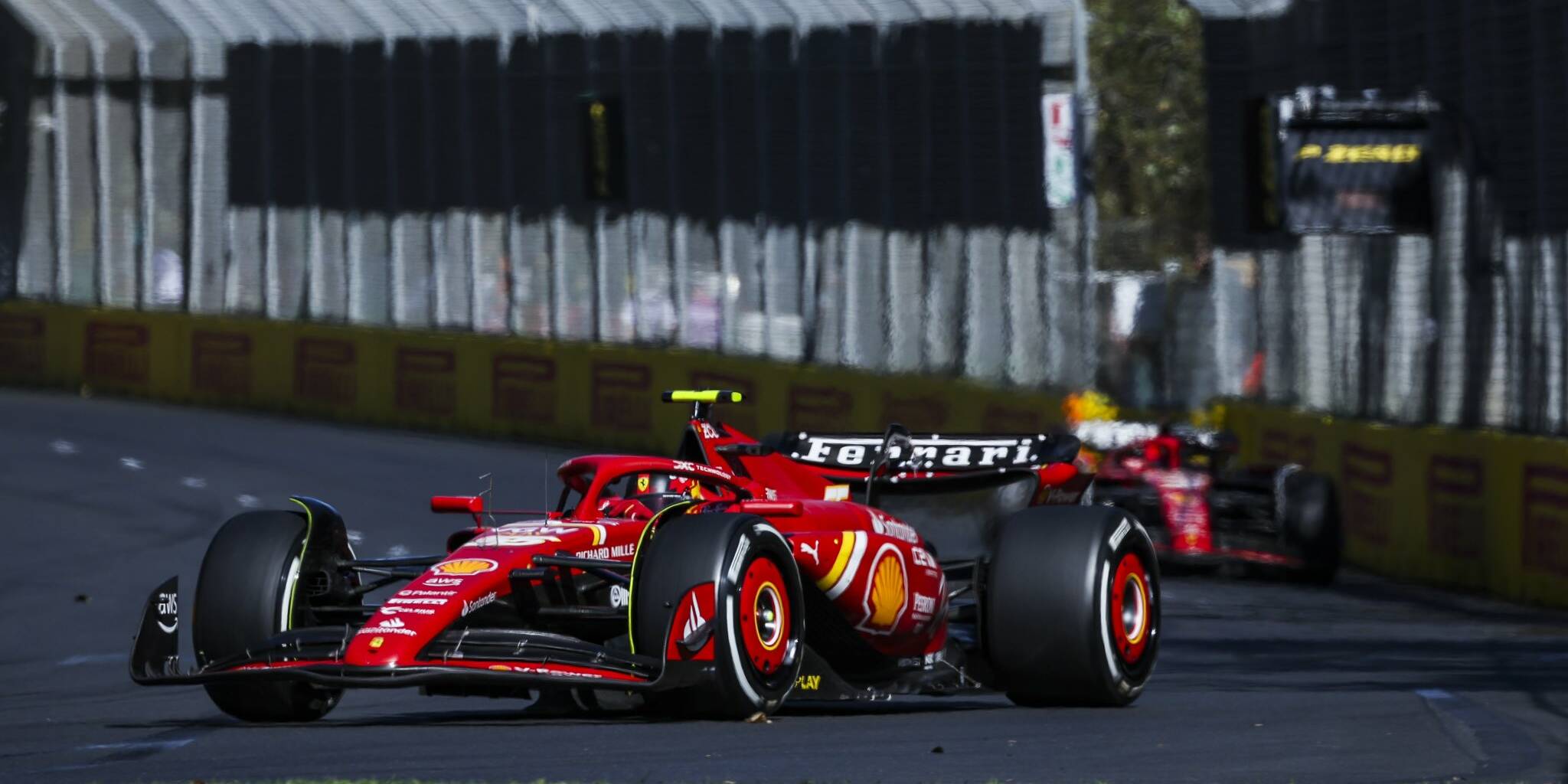 Scuderia Ferrari Carlos Sainz Charles Leclerc GP d'Australie 2024