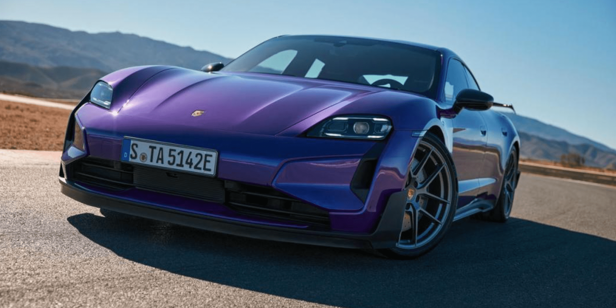 Porsche Taycan Turbo GT voiture électrique