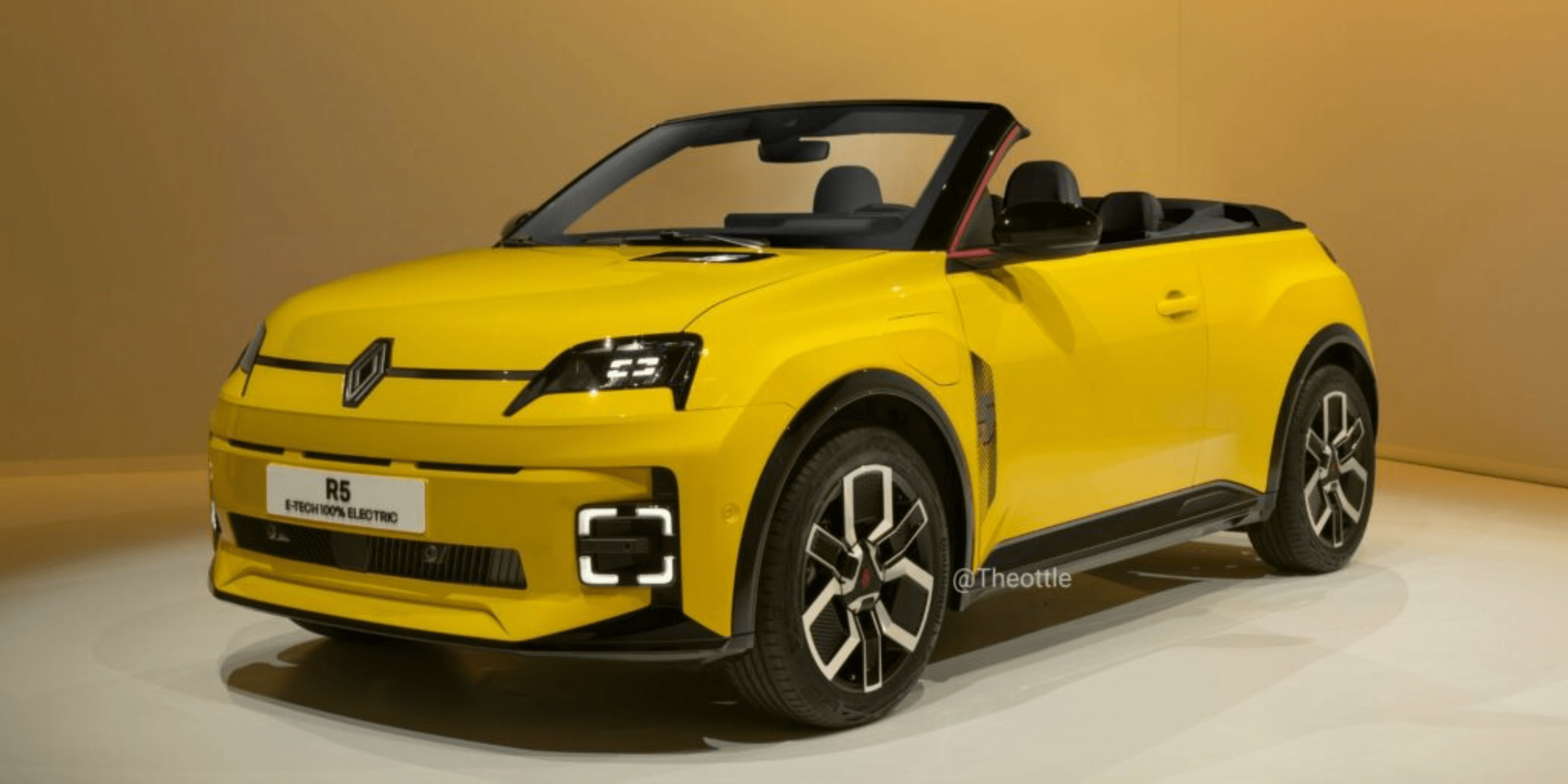 Renault 5 E-Tech electric voiture électrique cabriolet