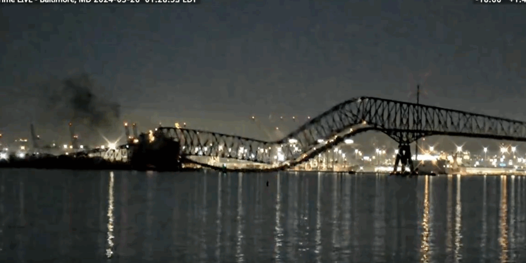 effondrement pont Baltimore Francis Scott Key Bridge