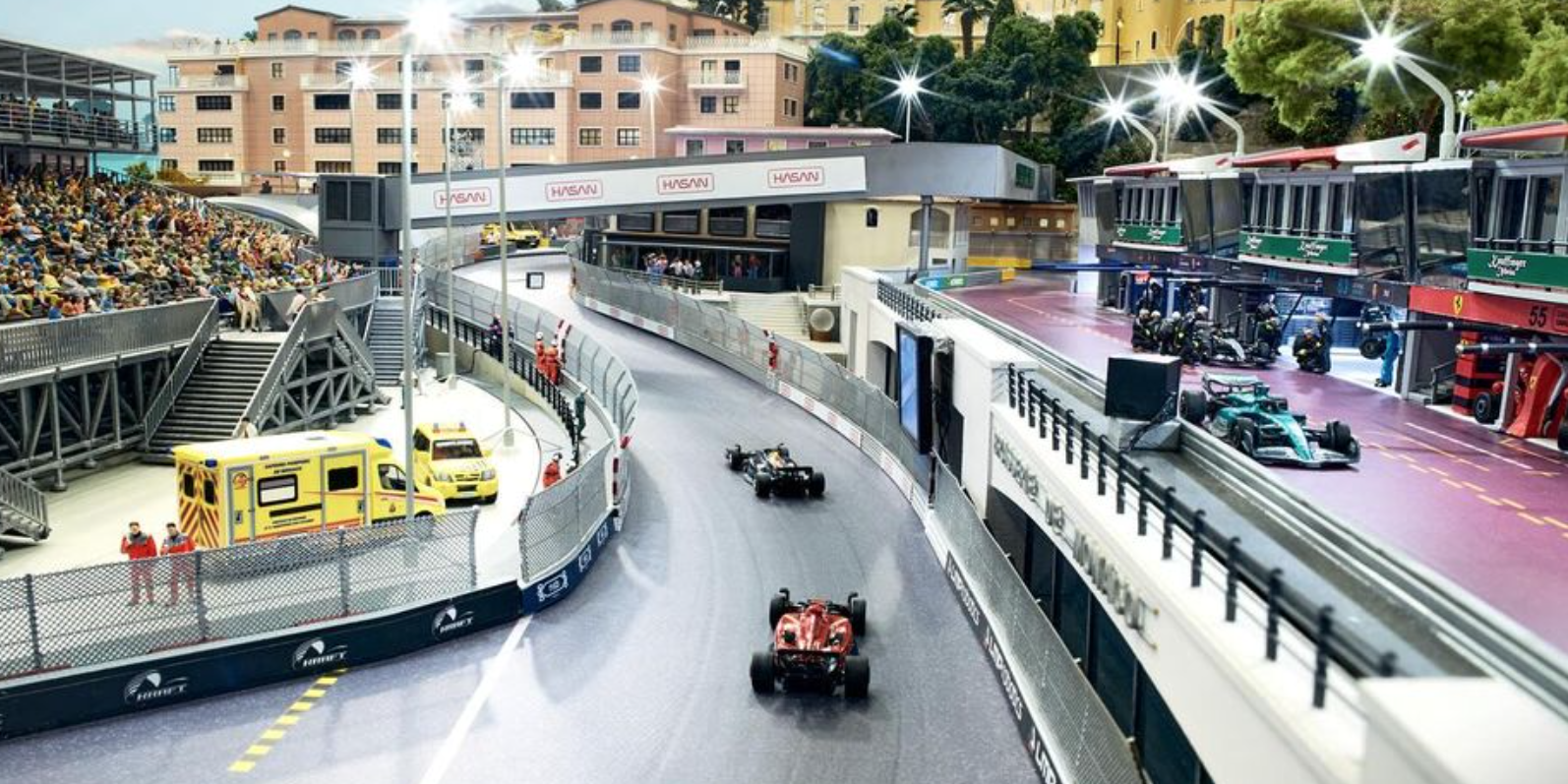 Circuit miniature GP de Monaco F1 E-Prix Monaco Principauté de Monaco Miniatur Wunderland
