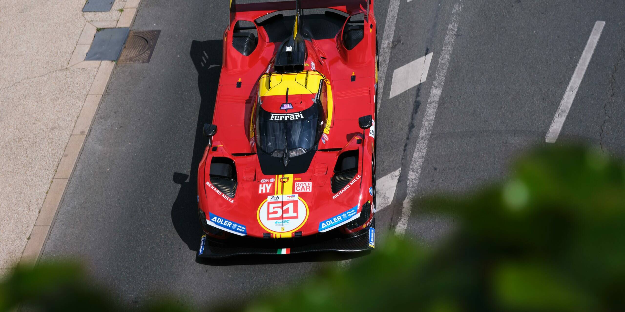 Pesage Parade 24 Heures du Mans 2024 Ferrari 499P