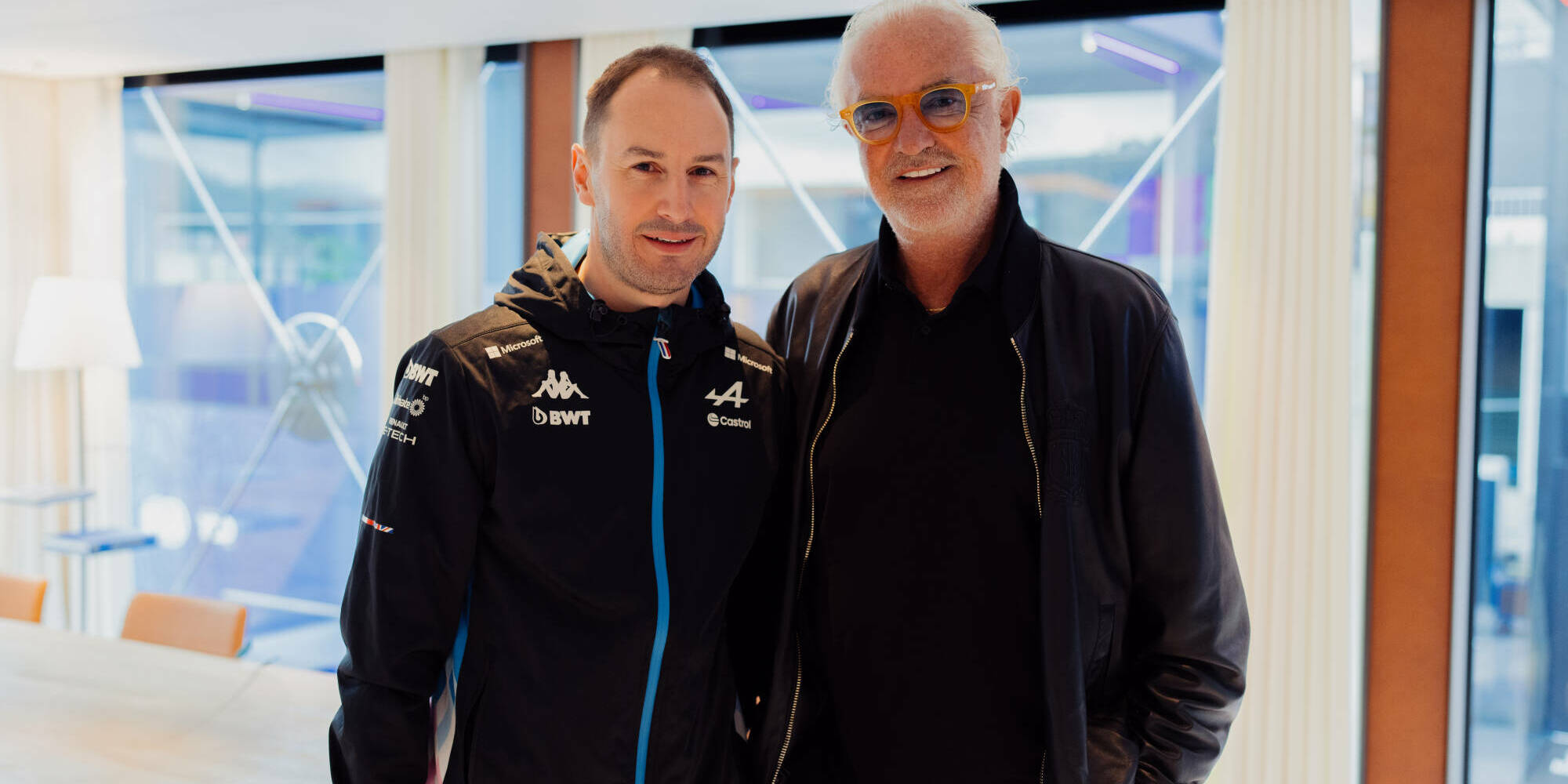 Formule 1 Alpine F1 Team Oliver Oakes Team Principal Flavio Briatore
