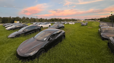 Tesla abandonnées voitures électriques Model Y Model 3