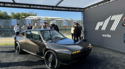 Chantilly Arts et Elégance Renault R17 electric restomod