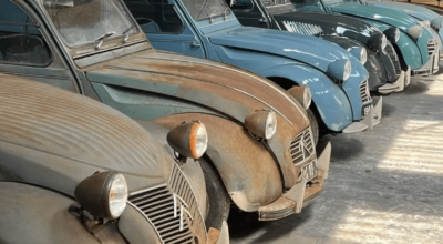 sortie de grange vente aux enchères Citroën 2CV Citroën Type H