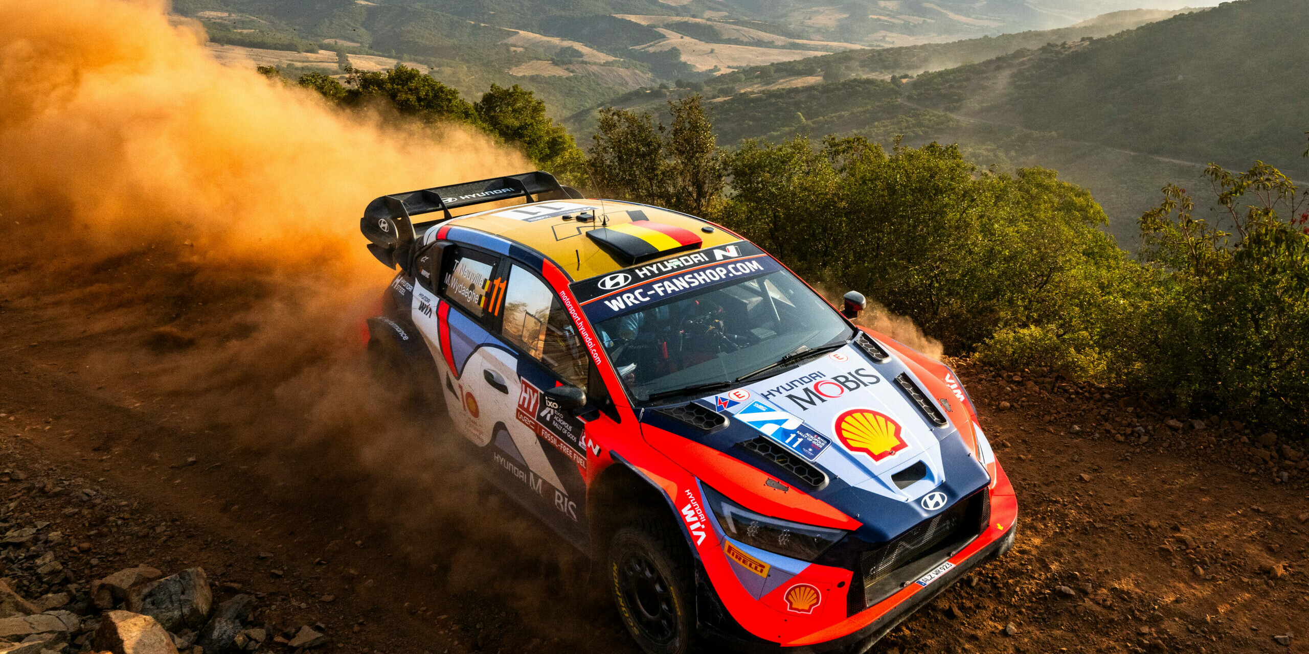 WRC 2024 Thierry Neuville Rallye de l'Acropole Hyundai