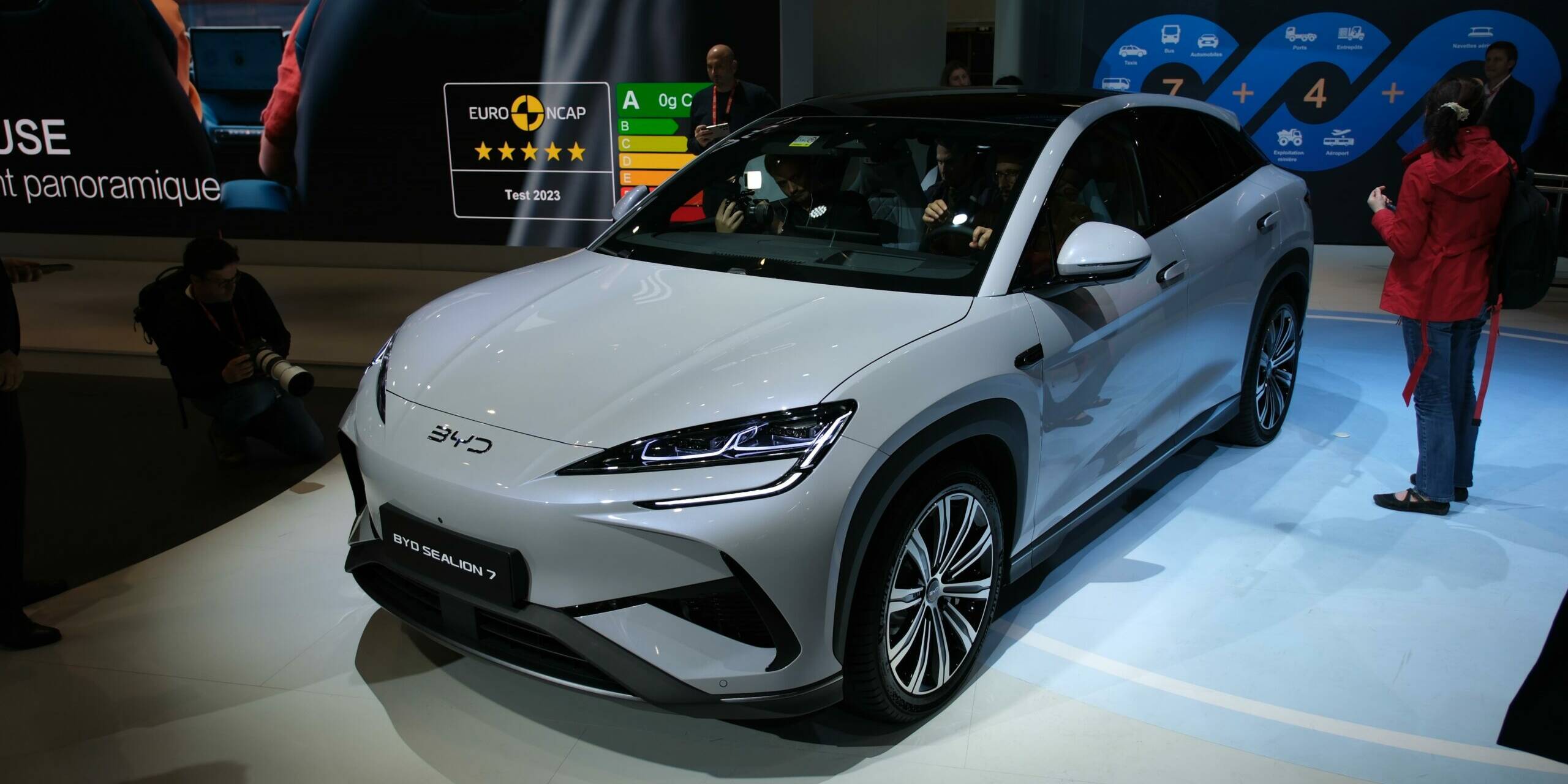 SUV 100% électrique BYD Sealion 7 Tesla Stellantis voitures électriques chinoises