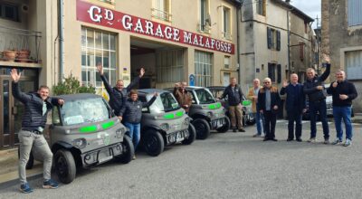 Croisière Verte Citroën Ami Cargo voiture électrique sans permis