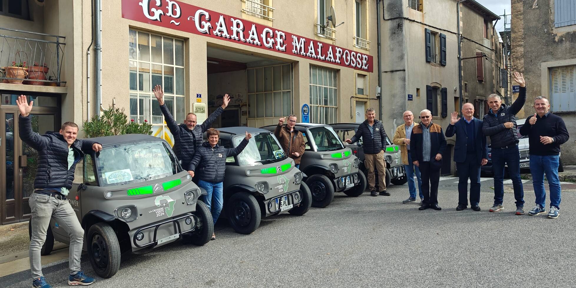 Croisière Verte Citroën Ami Cargo voiture électrique sans permis