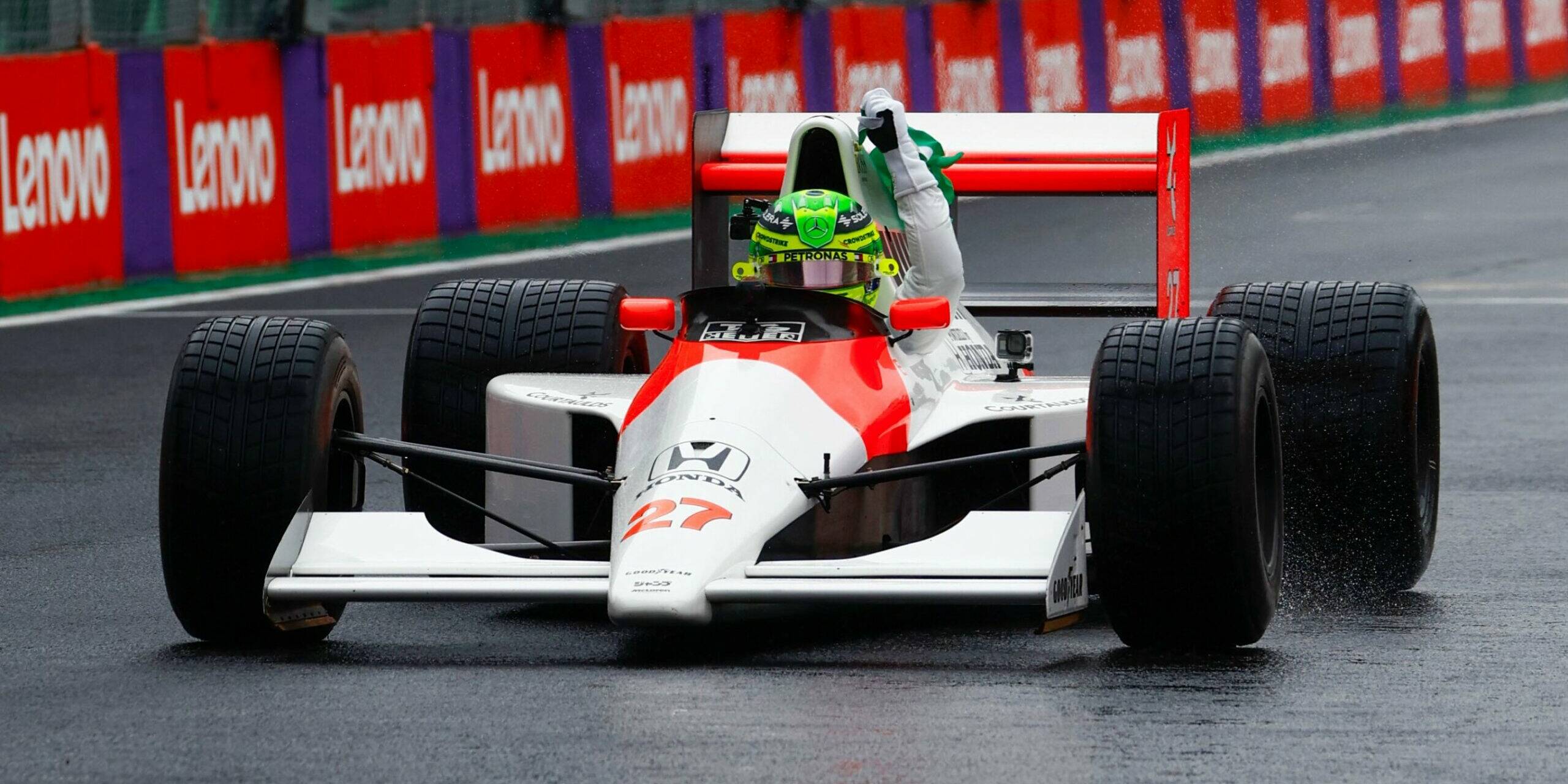 Ayrton Senna GP du Brésil 2024 Lewis Hamilton vidéo
