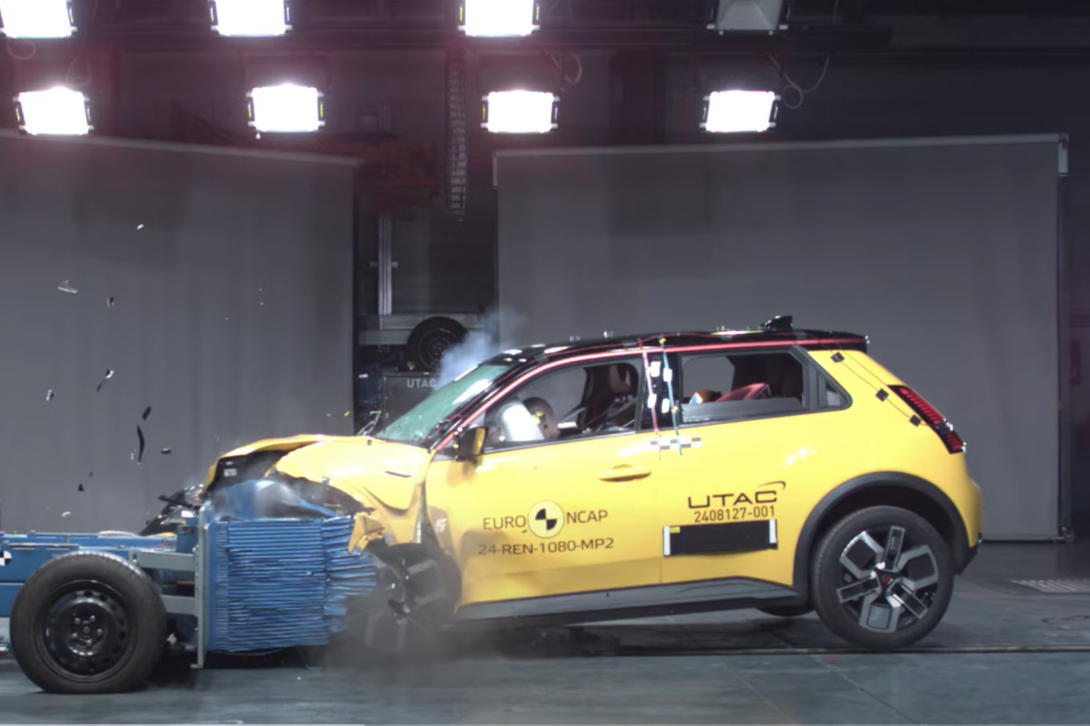 Renault 5 électrique Alpine A290 crash-test crash-tests