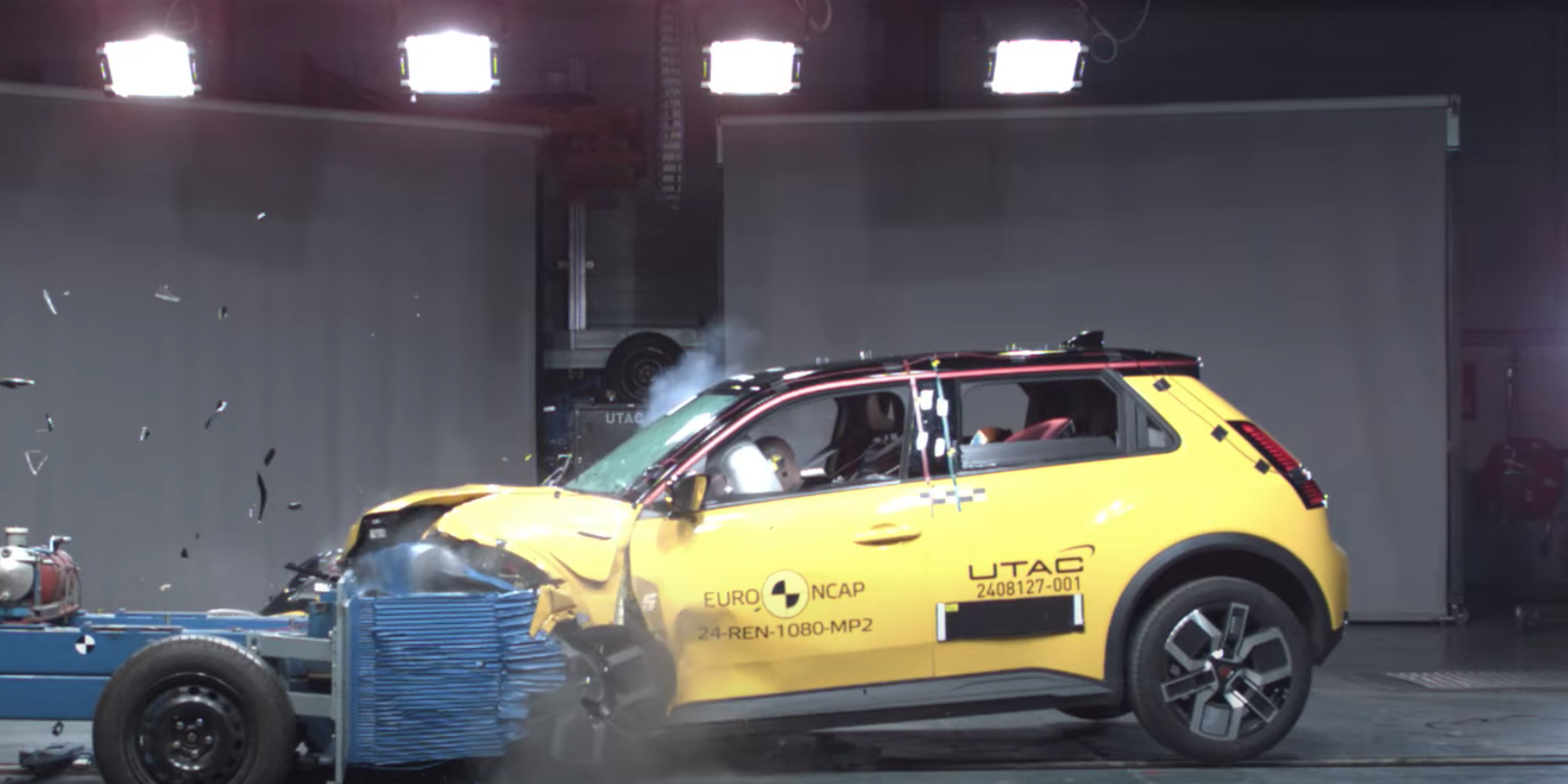 Renault 5 électrique Alpine A290 crash-test crash-tests