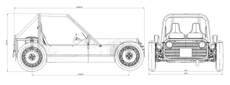 KG Auto Le Bolide quadricycle électrique