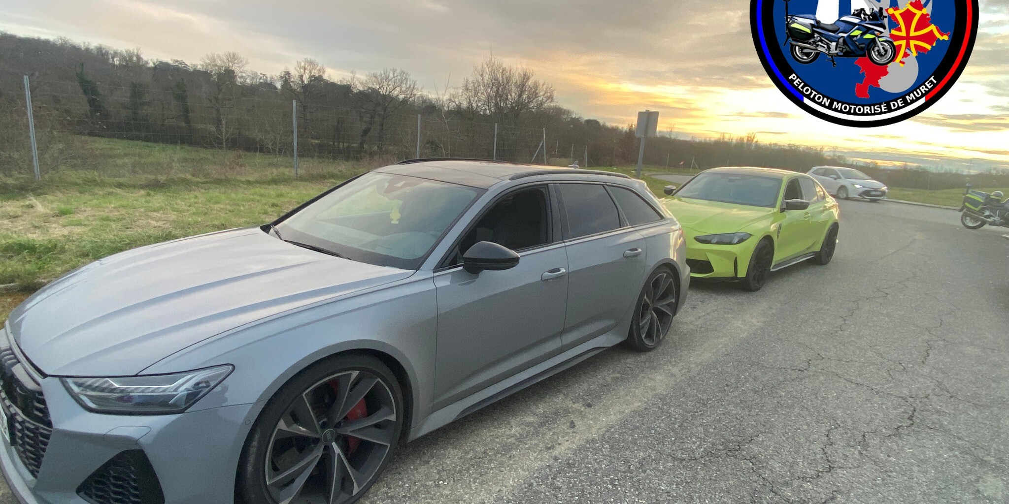 Audi RS 6 Avant BMW M3 Gendarmerie nationale